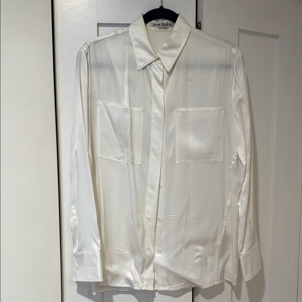 Acne Studios white button up top